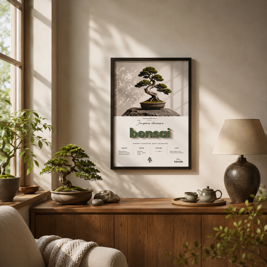 Bonsai | 3D Botanik Tablo | Framelle Flora