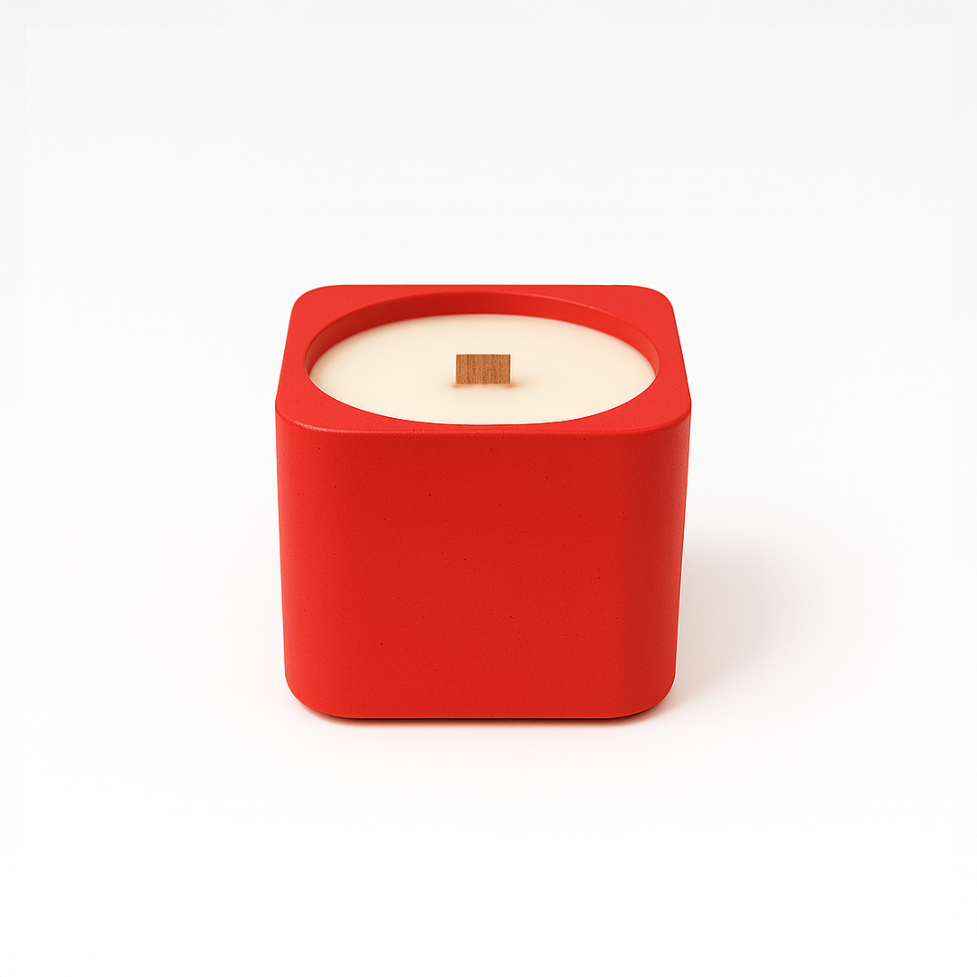 Framelle Crimson Spice – Tarçın ve Baharat Kokulu Kırmızı Mum