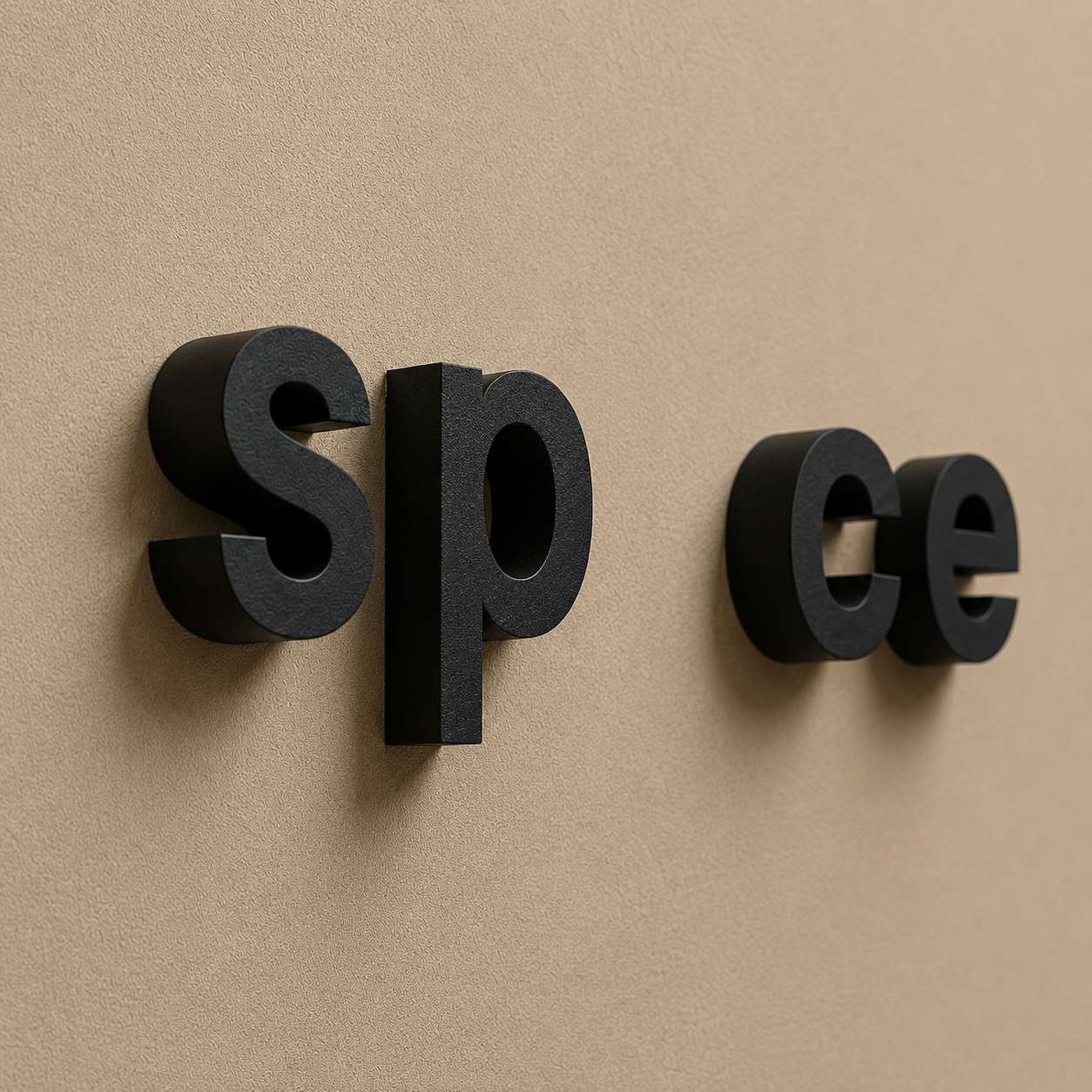 "sp ce" – Üç Boyutlu Tablo | Framelle Base