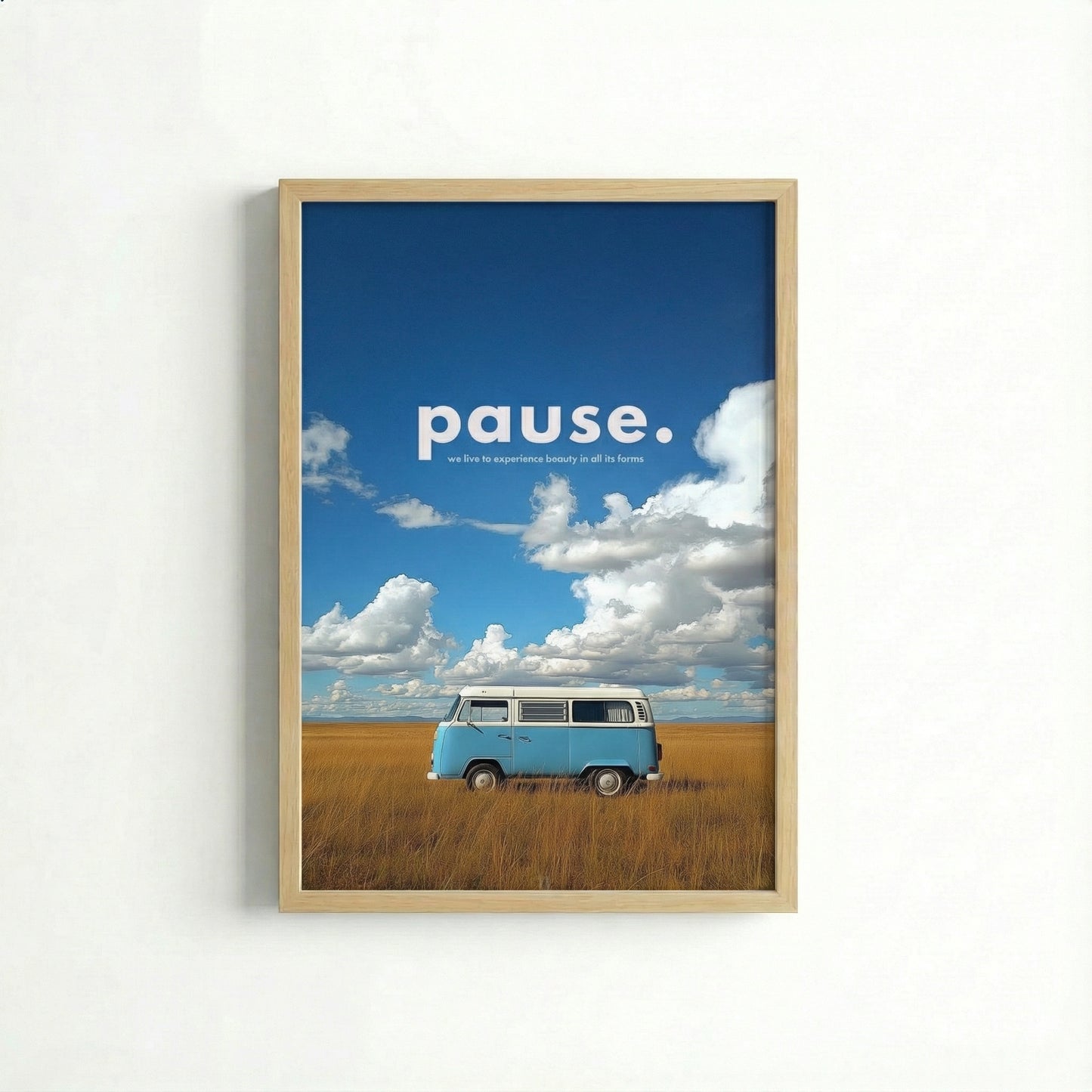 “pause.” – Poster Tablo | Framelle