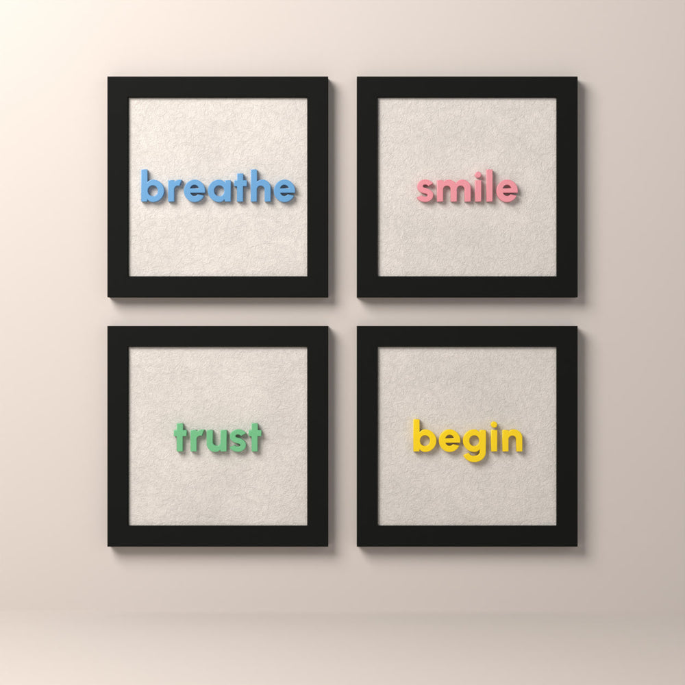 Breathe 4’lü Tablo Seti