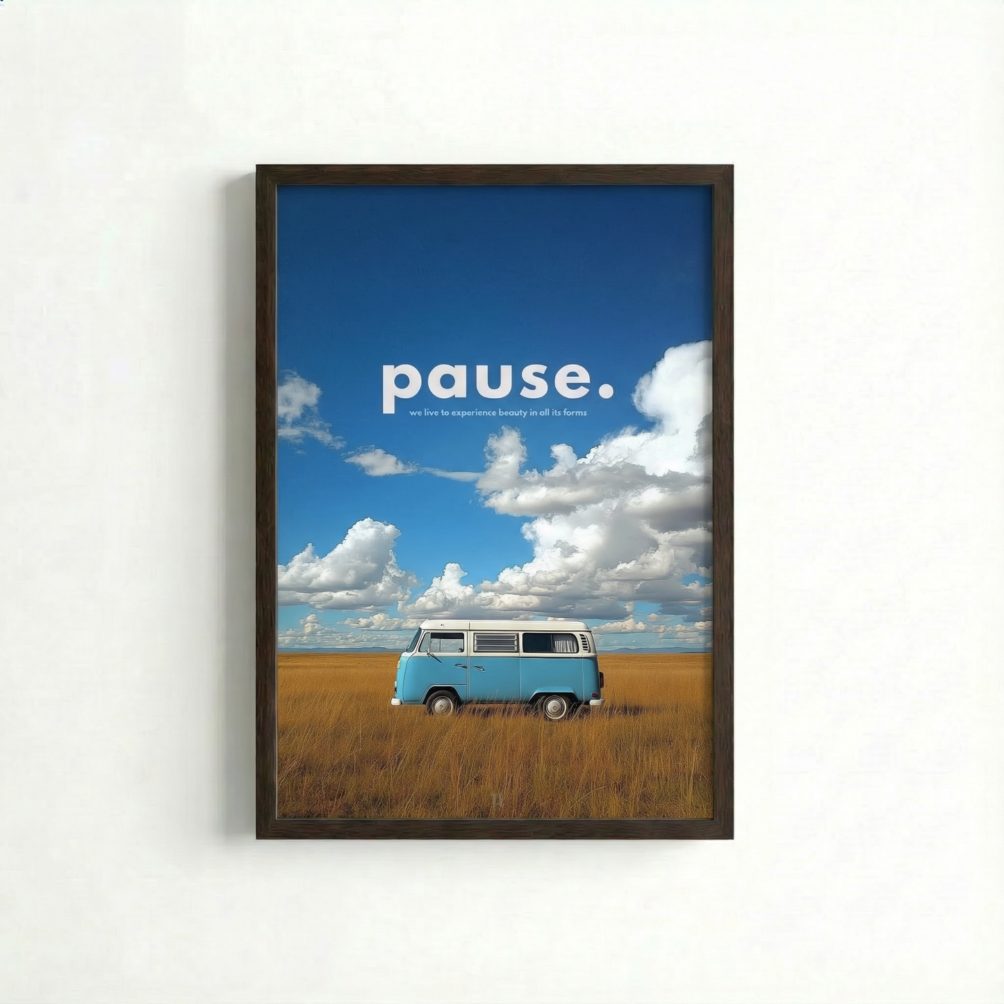“pause.” – Poster Tablo | Framelle
