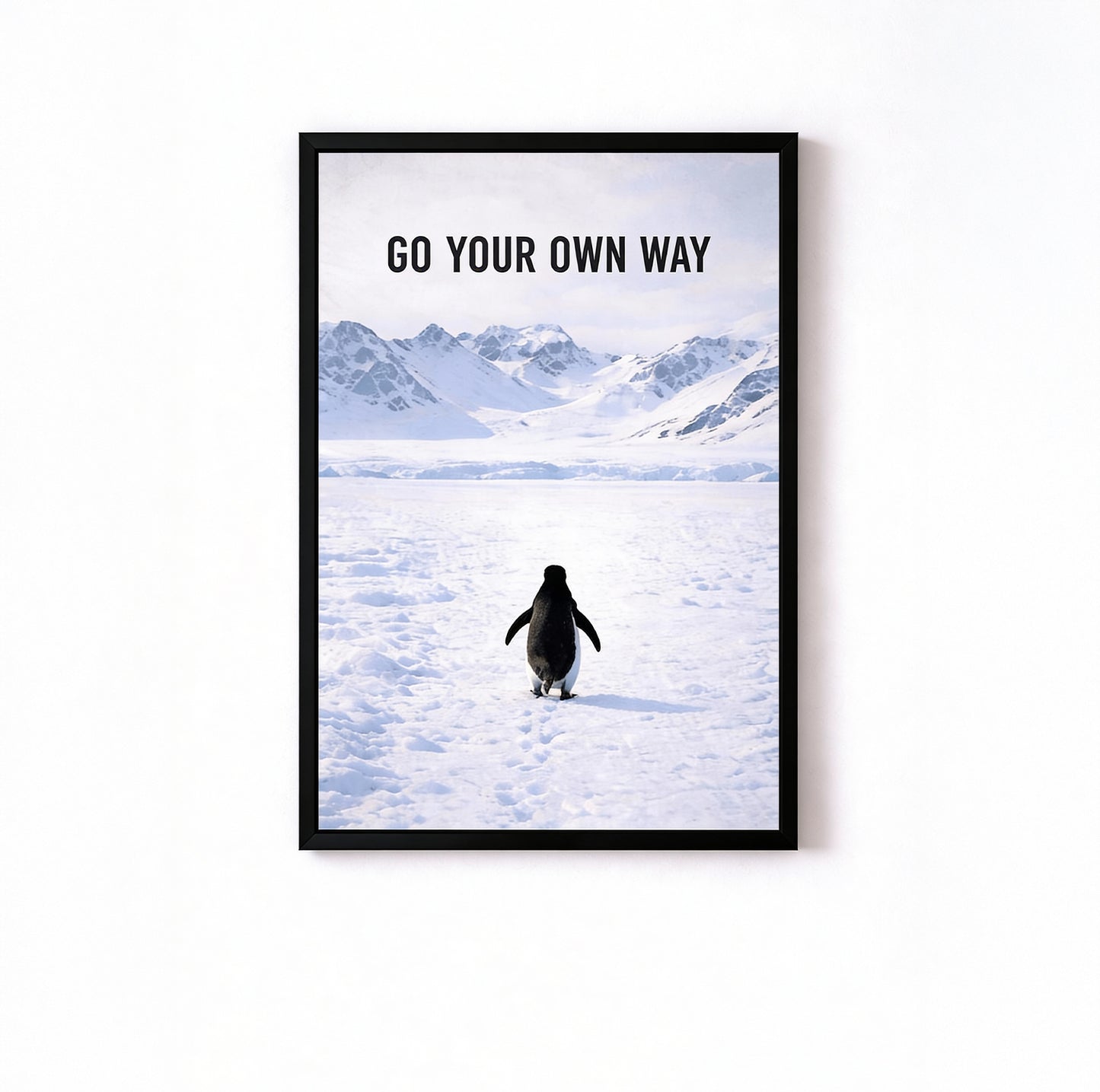 “GO YOUR OWN WAY.” – Poster Tablo | Framelle