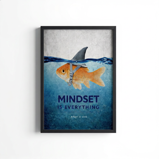 “Mindset is Everything.” – Poster Tablo | Framelle