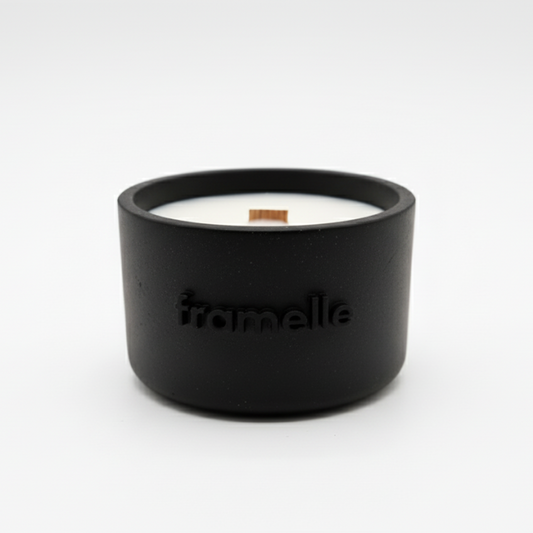 Odun Kokulu Mum 750gr (100 Saat) - Framelle XL Serisi