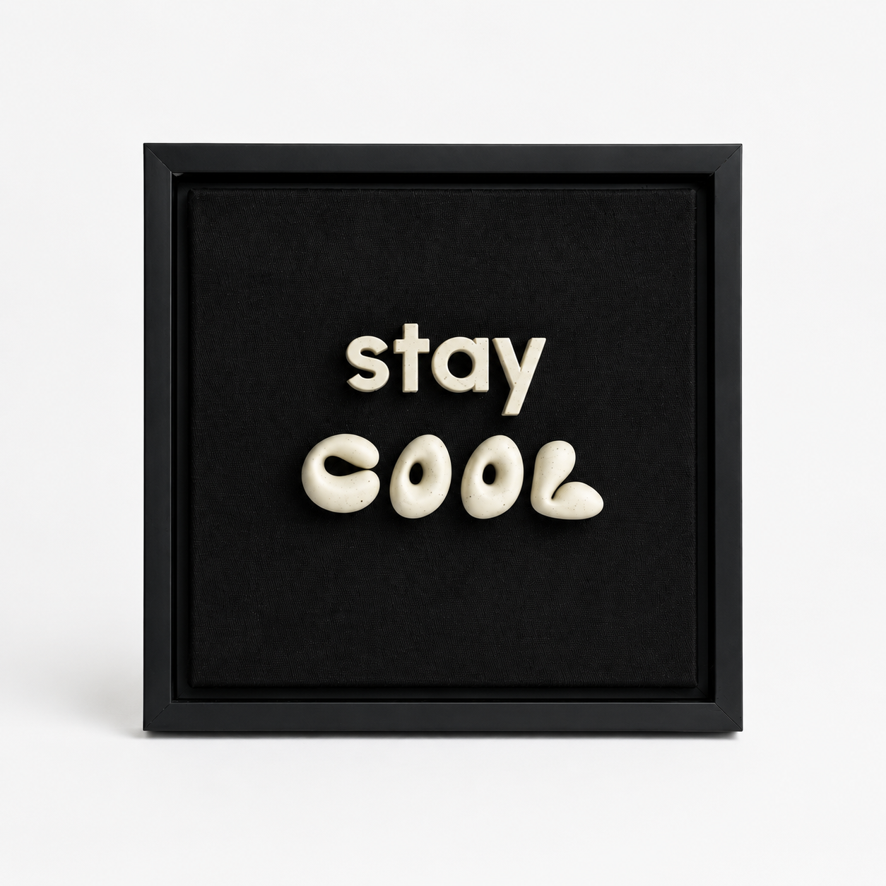 "Stay Cool" –  3 Boyutlu Duvar Tablosu | Framelle Edition