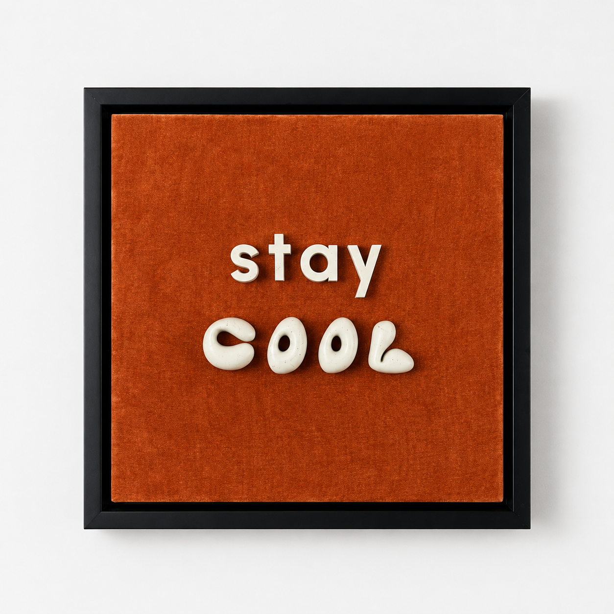 "Stay Cool" –  3 Boyutlu Duvar Tablosu | Framelle Edition