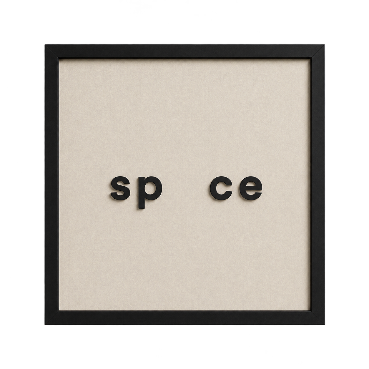 "sp ce" – Üç Boyutlu Tablo | Framelle Base
